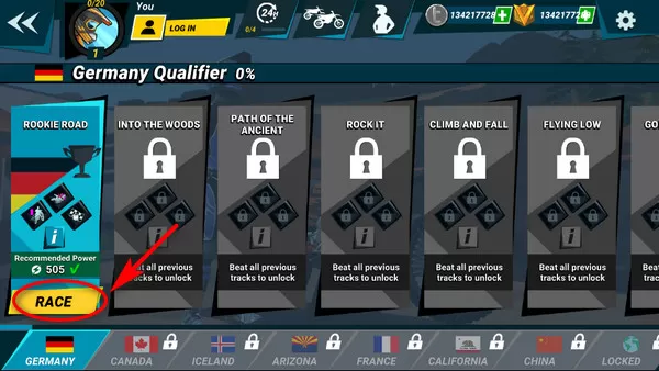 疯狂技能越野摩托车3最新版